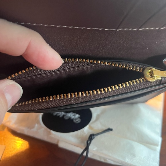 Coach Essential Slim Card Case-Maple - Picture 4 of 8